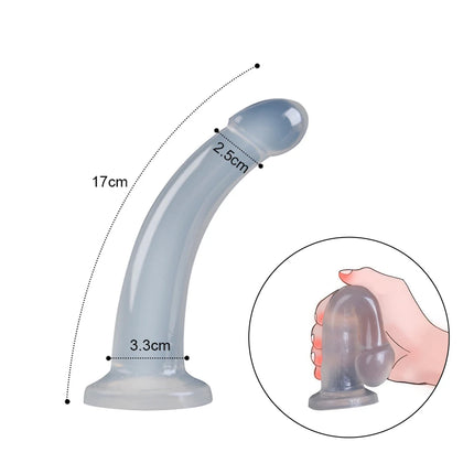 Erotic Jelly Dildo Realistic Cock Toys Soft Strapon Artificial Penis Suction Cup Large Dildo Bullet Vibrator Sex Toys for Women
