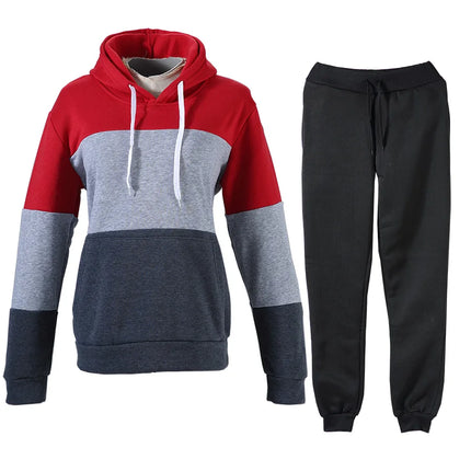 Men's and women's spring fleece sportswear men's and women's casual hoodies couple suit jogging fashion pullover black S-3XL