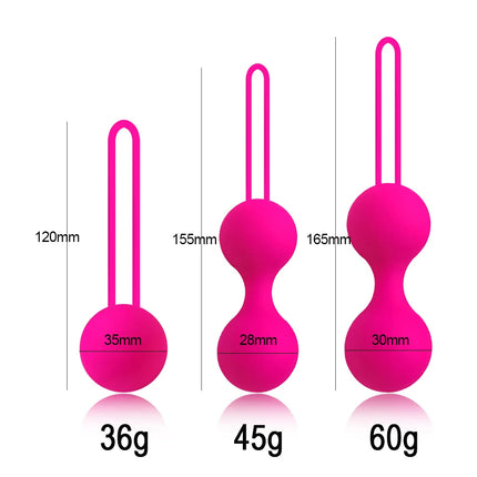 Beads Vaginal Ball Sex Toys for Women Silicone Smart Geisha Kegel Ball Simulator Vagina Chinese Ben Wa Ball Tightening Exerciser