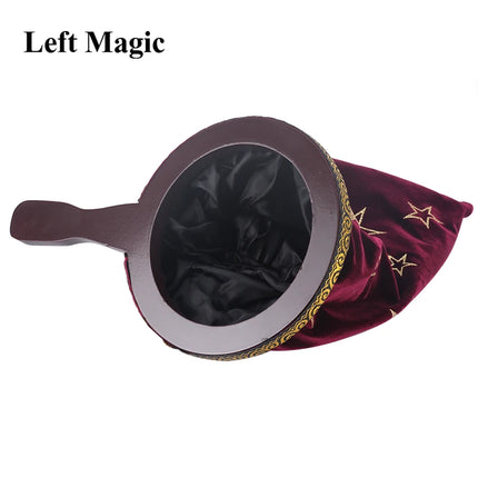 Deluxe Change Bag Repeat Zipper (Large, Stars, Double Layer) Magic Tricks Stage Gimmick Illusion Comedy Appearing Product Bag Magia