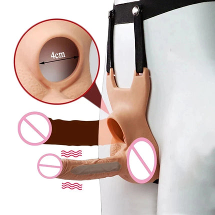 10 Frequency Double Penetration Anal Plug Dildo Butt Plug Vibrator For Men Strap On Penis Vagina Plug Adult Sex Toys For Couples