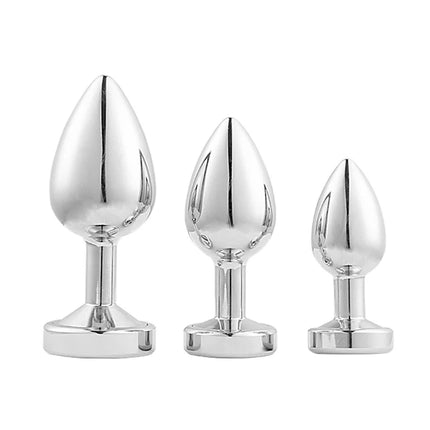 LED Light Anal Plug Stainless Steel Butt Plug Prostate Massage Sex Toys For Women Men Gay Adult toys BDSM Anal Butt Plug
