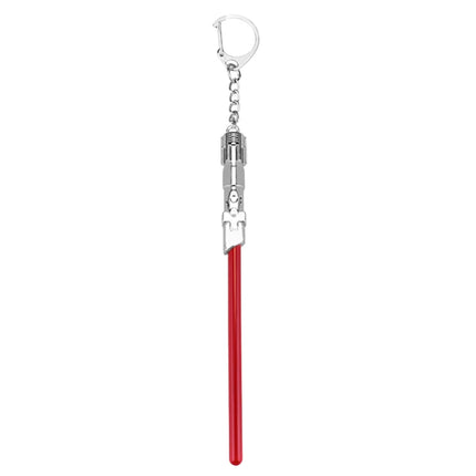 1 PCS Cosplay Toys Star Metal Keychain Lightsaber Light Saber Telescopic Key Ring Figure Toys
