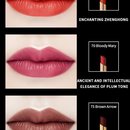 CHARMACY 16 Colors Waterproof Velvet Lipstick Easy To Wear Longstay Lip Stick Long-Lasting Matte Lip Makeup Cosmetic