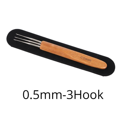 0.5Mm 0.75Mm Dreadlock Needle Crochet Hook For Dread Hair Dreadlocks Accessories Hook Needle For Crochet Braids Hair Tools