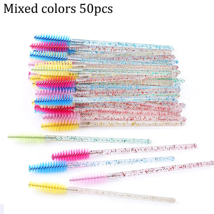 Disposable Eyebrow Mascara Brush 50pcs / Brosse Sourcils Mascara Jetable