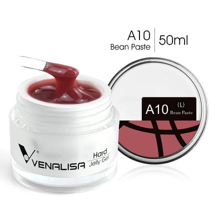 50ml TPO Free Jelly Nail Extension Gel Nail Builder French Nail Gum Venalisa Clear Natural Color Soak Off UV Construction Gel