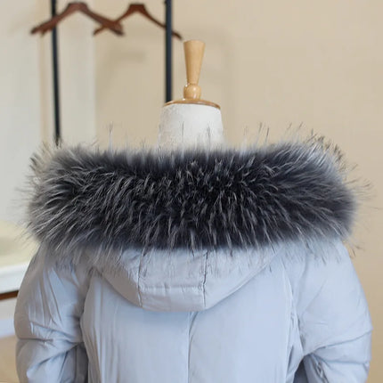 Faux Fur Scarf Warm Winter Hood Fur Decor Shawl Fake Fur Scarf Autumn Winter Women Coat Fur Collar Detachable Hat Accessories