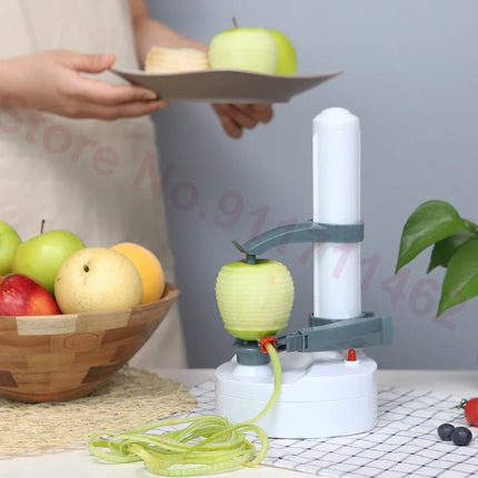 Electric Peeler Fruit Potato Peeling Machine Automatic Spiral Apple Peeler Vegetable Cutter Paring Tool