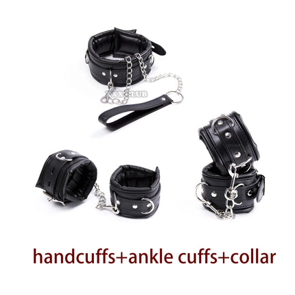Thierry Adjustable Spreader Bar Sex Position Bondage Set,  Sex Slave Handcuffs Ankle Cuffs Fetish Restraints Sex Products