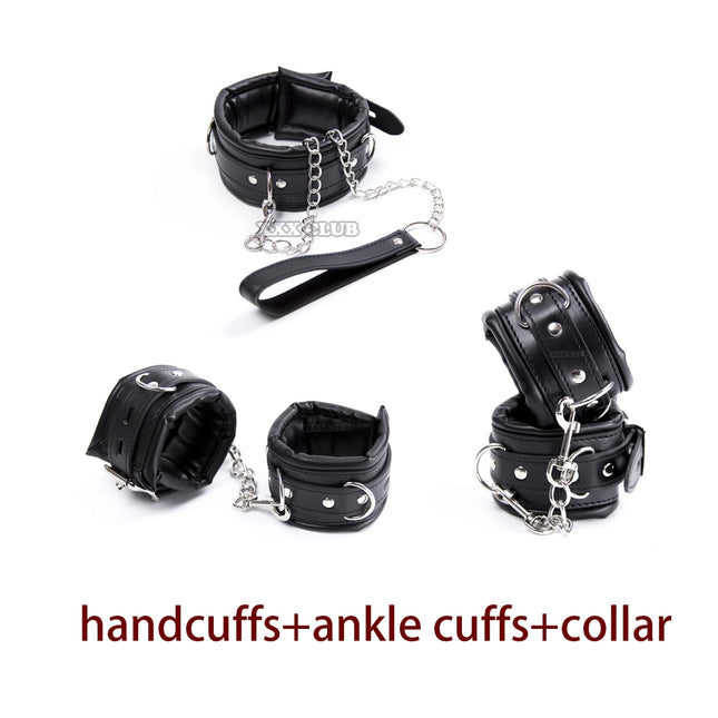 Thierry Adjustable Spreader Bar Sex Position Bondage Set,  Sex Slave Handcuffs Ankle Cuffs Fetish Restraints Sex Products