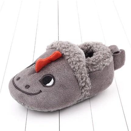 Super Keep Warm Infant Slippers Toddler Baby Shoes Baby Boy Girl Knit Crib Shoes Cute Cartoon Anti-slip Prewalker Baby Slippers