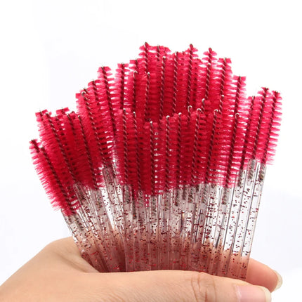 YSDO 5/50 Pcs Eyelash Brushes Makeup Brushes Eyebrow EyeLash Brushe Mascara Wands Applicator Eye Lashes Cosmetic Brush Tools