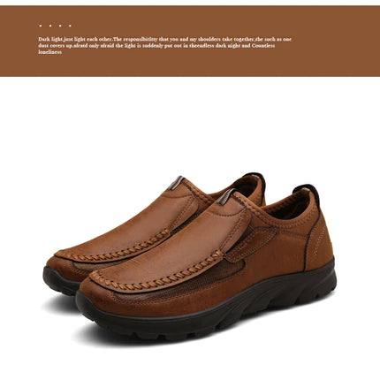 Men Casual Shoes Breathable Loafers Sneakers 2023 New Fashion Comfortable Flat Handmade Retro Leisure Loafers Shoes Men Shoes