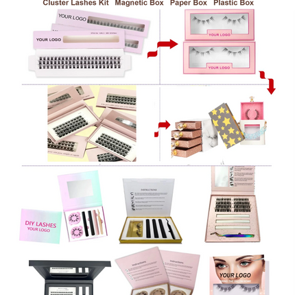Nuo Cluster Eyelash Thin Band Natural Look Wholesale Diy Pre-cut Lash Extensions Super Soft Segment Lash Clusters Private Label