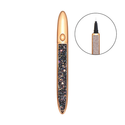 Self-adhesive Magic Lash Liner Glue Pen Non Magnetic No Glue Diamond Glitter Liquid Eyeliner Waterproof Longlasting Fast Dry