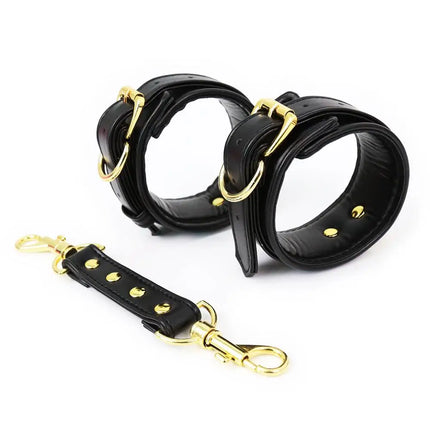 7 Colors PU Leather Sexy Handcuffs Black Restraints Foot Cuffs Bdsm Sex Toys for Couples Bondage Erotic Womens Adult games