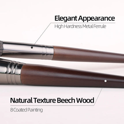 OVW Natural Goat Hair Makeup Brushes Set Professional Kit brocha maquillaje pedzle do makijazu blending smudging brush shader