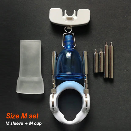 Male Penis Extender Enlargement Vacuum Cup Top Cradle Head Hanger Dick Glans Pump Stretcher Edge Enlarger System  Sex Toy Men18+