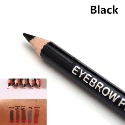 1PC Eyebrow Pencil Waterproof Longlasting Leopard Eyeliner Make Up Tool Maquiagem Eye Brow Shadows Pencil+Brush Cosmetic Pen