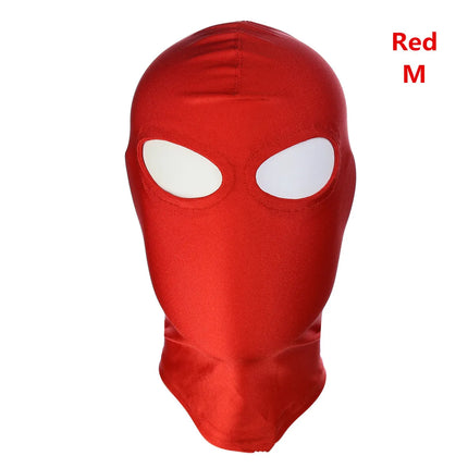 Exotic Apparel of Red Elasticity Hood Punish Headgear Mask Sex Product for Couples Love Game Fetish Bdsm Slave Bondage Role Play