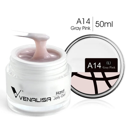 50ml TPO Free Jelly Nail Extension Gel Nail Builder French Nail Gum Venalisa Clear Natural Color Soak Off UV Construction Gel