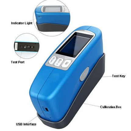60 degree gloss meter CS-300, high precision surface gloss meter, 0-1000GU, suitable for paint, leather, plastic, hardwar