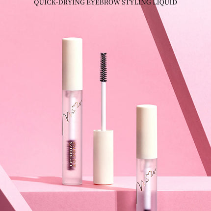 QIBEST Eyebrow gel Transparent Brows Wax Waterproof Long-Lasting With 3D Brush Brow Styling Soap For Eyebrows Women's Cosmetics