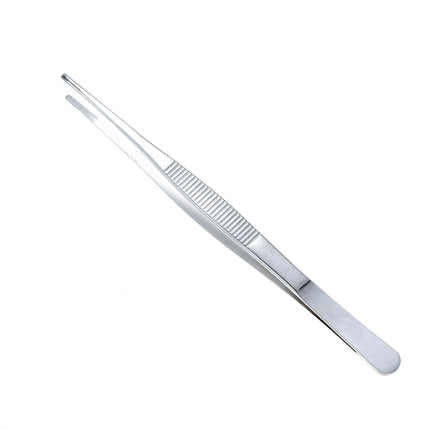 Stainless Steel 430/304 Anti-iodine Medical Tweezers Long Straight Forceps 12.5cm-30cm Straight Head Elbow Thicken Medical Tools