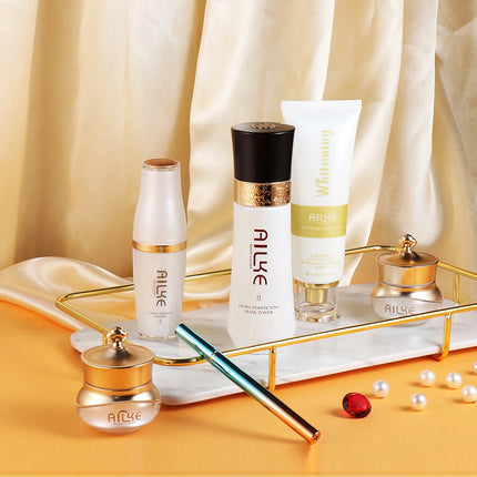 AILKE Anti-Aging Wrinkle Whitening Skin Care Face Cream With Collagen Rose Moisturizing Brightening Women Facial Korean Cosmetic