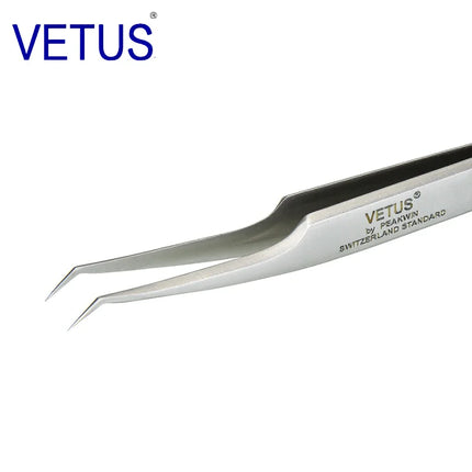 VETUS Original 32-SA Tweezers Hyperfine High Precision Non-magnetic Anti-acid Pincers Eyelash Grafting Manicure ESD Forceps