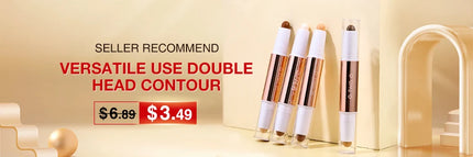 O.TWO.O Eyeliner Stamp Black Liquid Eyeliner Pen Waterproof Fast Dry Double-ended Eye Liner Pencil Make-up for Women Cosmetics