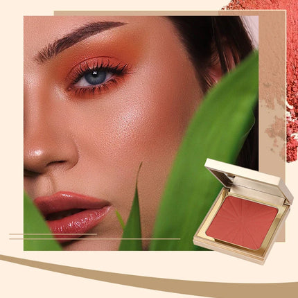 IMAGIC Brightening Highlighter&Cheek Blush Palette Professional Brighten 8-Color Repair Smooth Oil-Control Natural Pressed Makeu