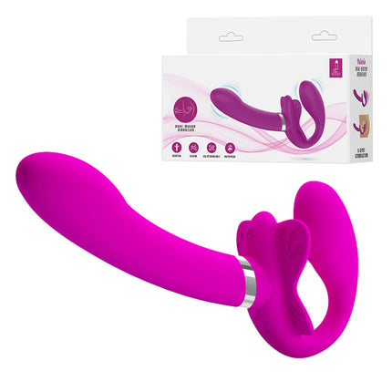 Strapless Strap-on Dildo Vibrators For Women 12 Speed Vibrating Double Penetration Strapon Vibrator Lesbian Sex Toys for Couples
