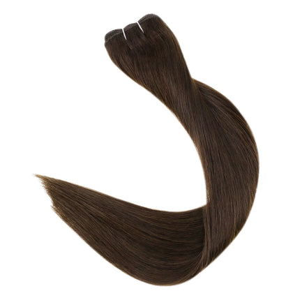 Full Shine Human Hair Weft Extensions Hair Bundles 100g Sew In Silky Straight Remy Skin Double Weft For Salon
