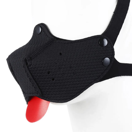 20 Styles Neoprene Puppy Play Dog Hood Mask,Bdsm Bondage Slave Pet Roleplay Party Pup Mask,Removable Muzzle,Couple Flirt Sex Toy