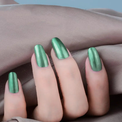 20ml Nail Polish Metallic Mirror Effect Lasting Nail Decor Quick Drying Nail Art Polish Makeup Tool
