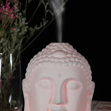100ml Essential Oil Diffuser Buddha head Humidifier With Night Lamp Aromatherapy Mist Foger Maker Essential Oil Diffuse For Home