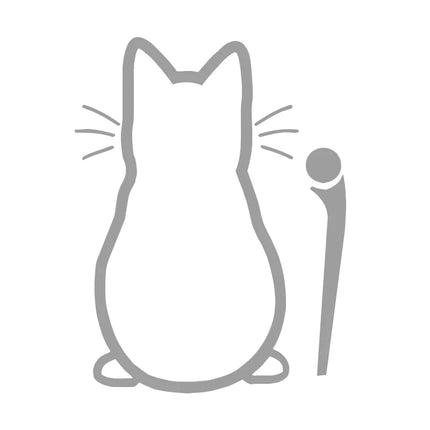 Cute Kitty Cat Car Windshield Wiper Vinyl Art Sticker Decor Lovely Animal Dog Mural Art Decal For Car Window Laptop Decoration