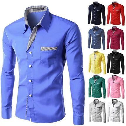 2026 Hot Sale New Fashion Camisa Masculina Long Sleeve Shirt Men Slim fit Design Formal Casual Brand Male Dress Shirt Size M-4XL