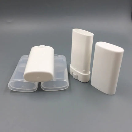 30Pcs Empty Lip Balm Tube 15ml Plastic Perfume Deodorant Containers Portable Makeup Lipstick Tubes Cosmetic Refillable Bottle