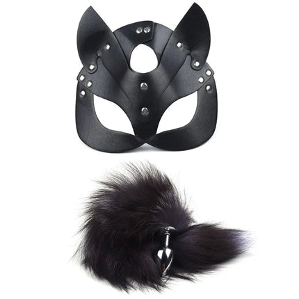 Handcuffs Collar Whip Gag Nipple Clamps BDSM Bondage Rope Erotic Adult Sex Toys For Woman Couples Anal Butt Plug Tail