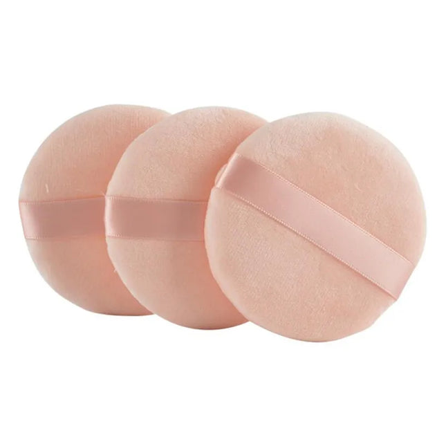 10pcs Professional round Shape Soft Cosmetic Puff Portable Face Body Powder Foundation Makeup Sponge for Facial Body Application