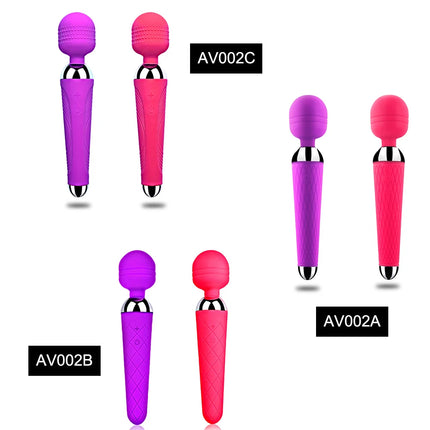 Powerful Dildo Vibrator AV Magic Wand G-Spot Massager Sex Toys For Women Couples Clitoris Stimulate Goods for Adults USB Charge