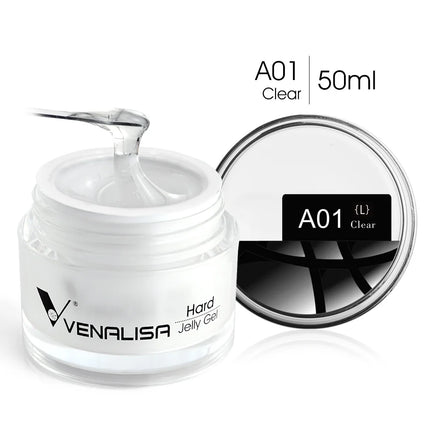 50ml TPO Free Jelly Nail Extension Gel Nail Builder French Nail Gum Venalisa Clear Natural Color Soak Off UV Construction Gel
