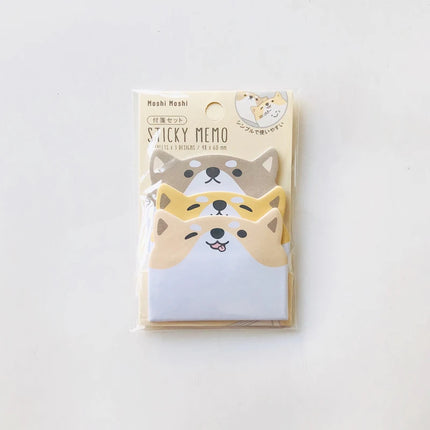 45Sheets/Pack Cartoon Sticky Notes Kawaii Penguin Pig Bear Cat Memo Pads Sticker Student Gifts Stationery School Office Supplies