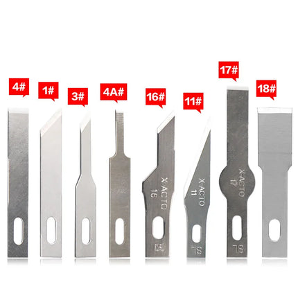 QIANLI 012 iHilt Non-Slip Metal Scalpel Knife Tools Kit Cutter Engraving Craft knives BSD Blade Phone PCB DIY Repair Hand Tools