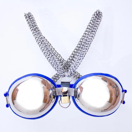 New 3 Colors Stainless Steel Women Adjustable Chastity Bra Lock Female Chastity Device Breast Protection Roleplay Sex Toys