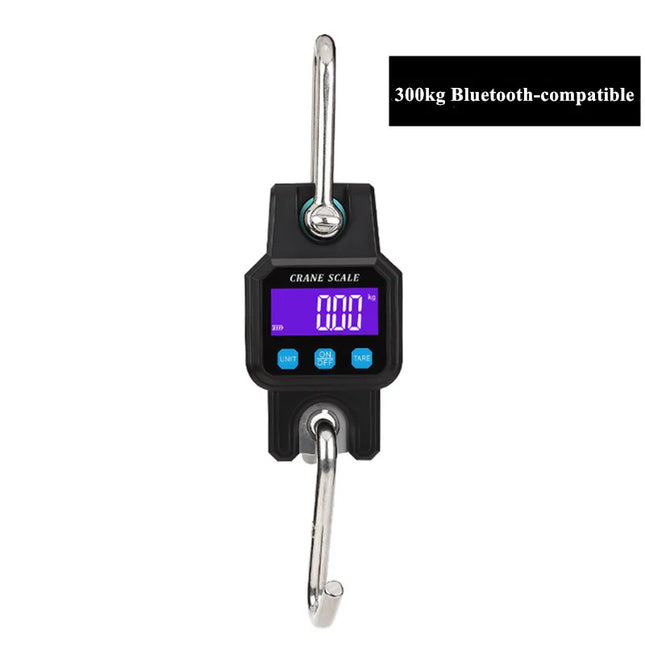 300kg/50g Bluetooth Crane Scale Rechargeable Digital Hanging Hook Scales Electronic Weight USB Stainless Steel Heavy Duty Weight