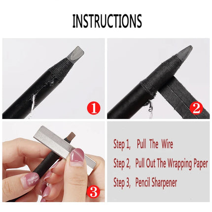 Brown Eyebrow Pencil Waterproof High Quality Professional Female Cheap Eyebrow Enhancer Chinese Cosmetics Haozhuang Brand Makeup